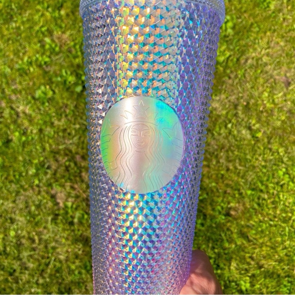 Starbucks iridescent unicorn studded tumbler
